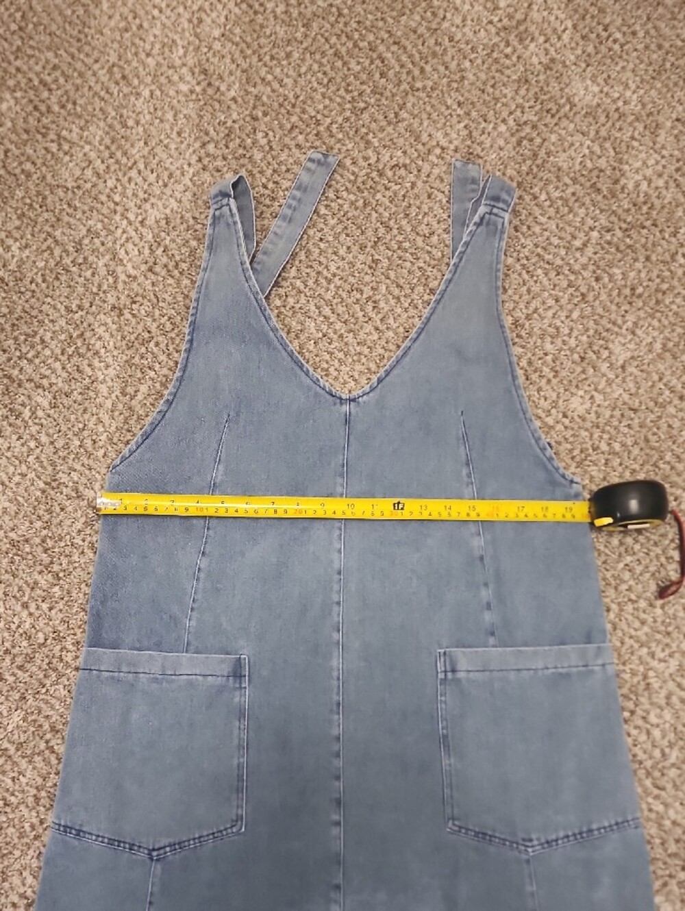 Denim Dress in Light Blue - Picture 5 of 5